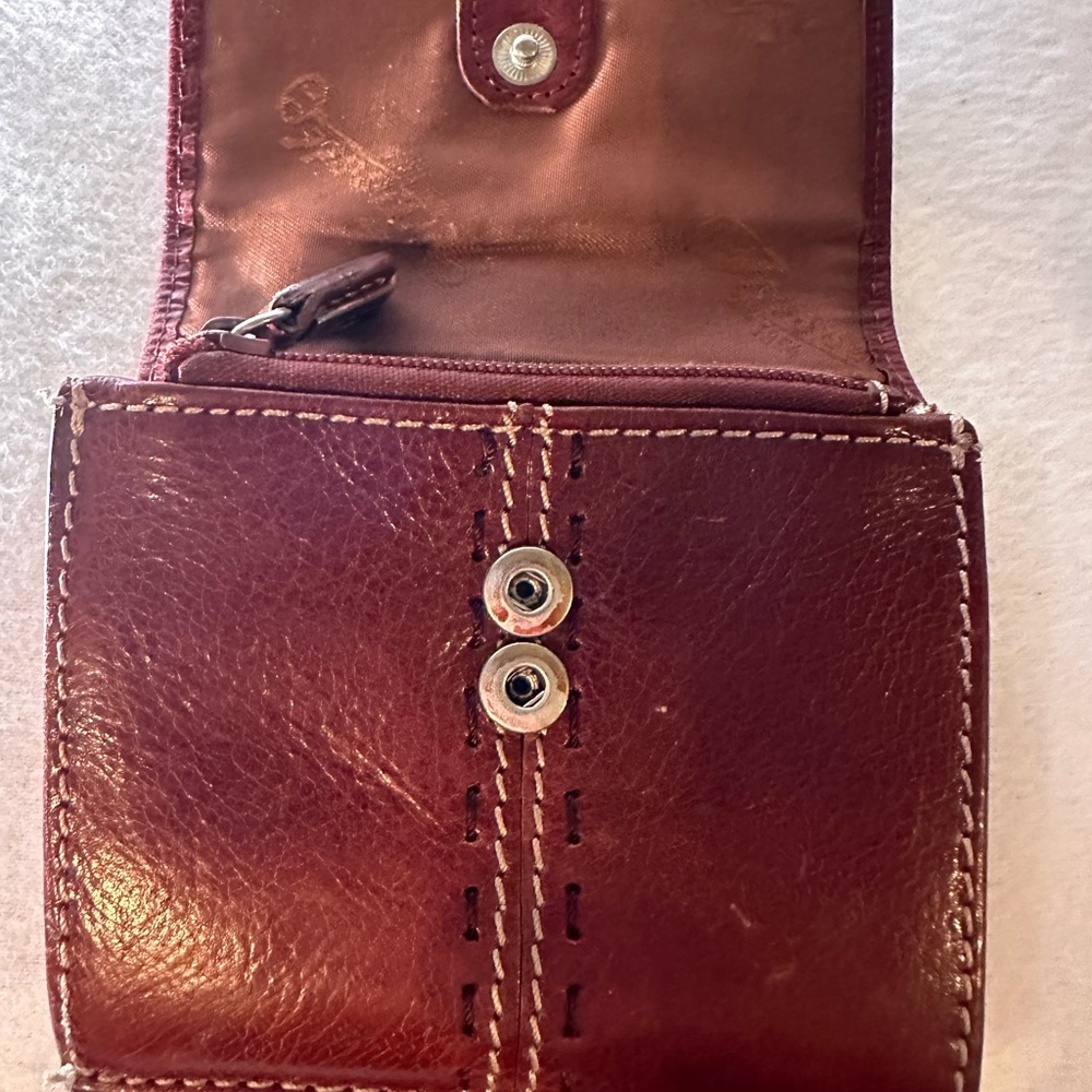 Fossil Rich Brown Leather Wallet - Picture 8 of 11
